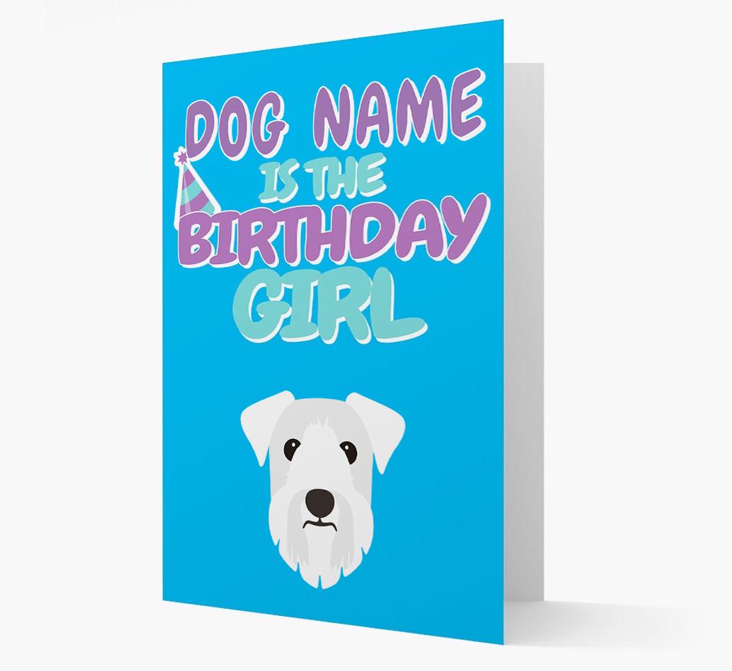 'Birthday Girl' Card with {breedFullName} Icon