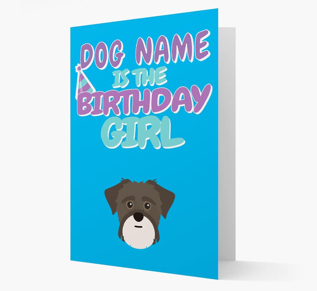 'Birthday Girl' Card with {breedFullName} Icon