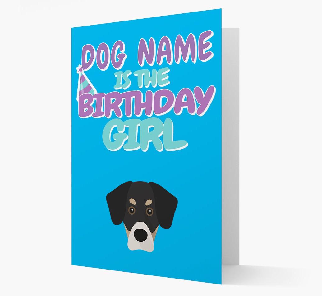 'Birthday Girl' Card with {breedFullName} Icon