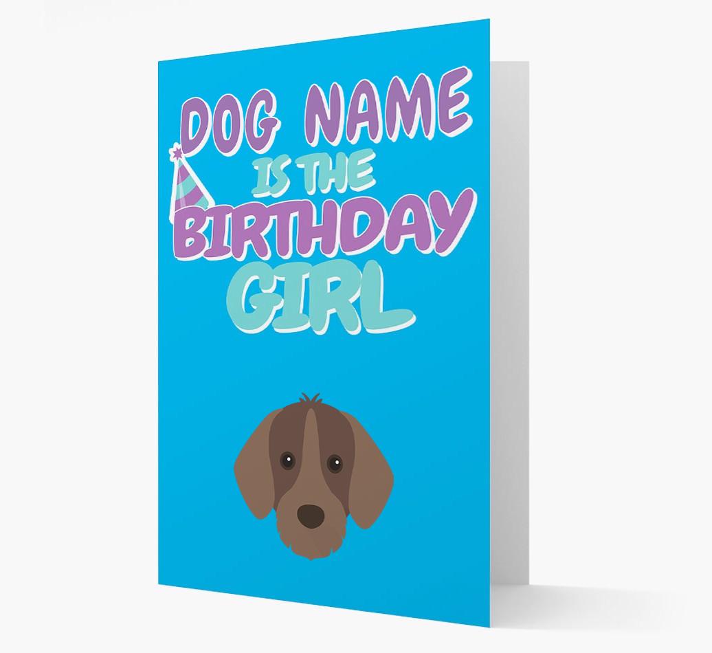 'Birthday Girl' Card with {breedFullName} Icon