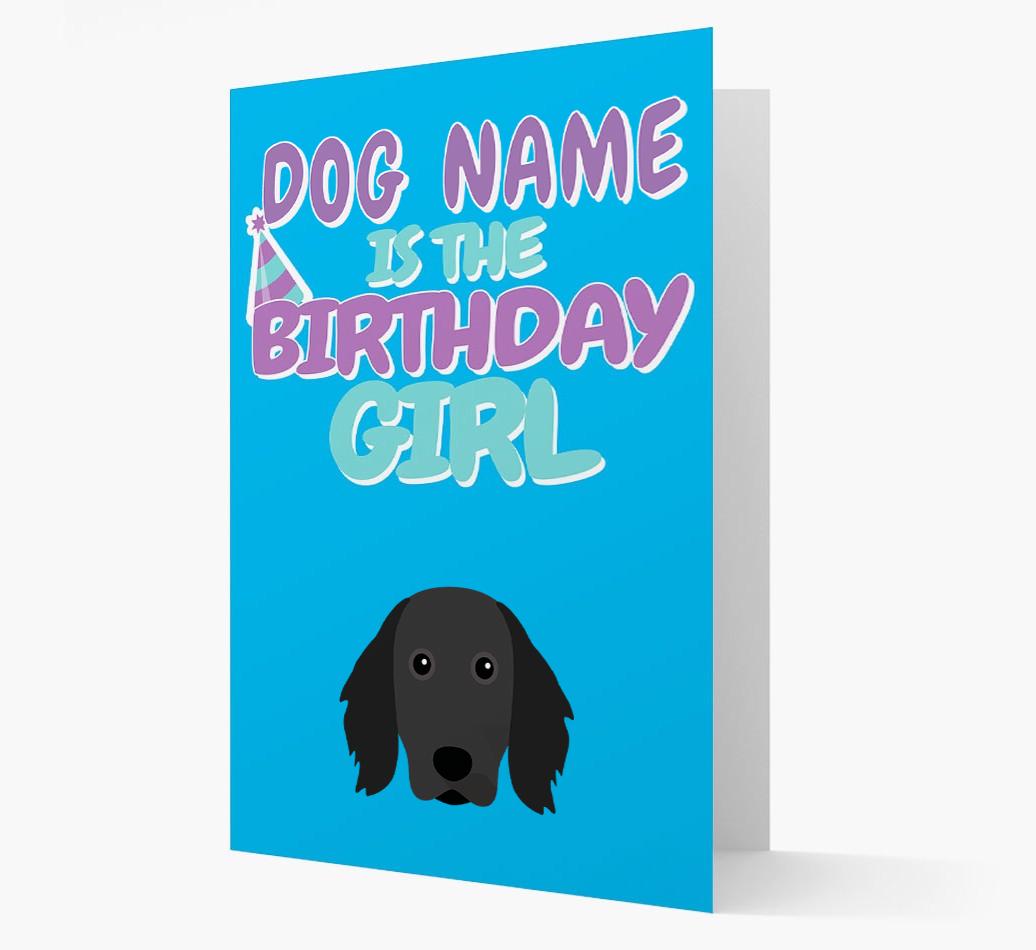 'Birthday Girl' Card with {breedFullName} Icon