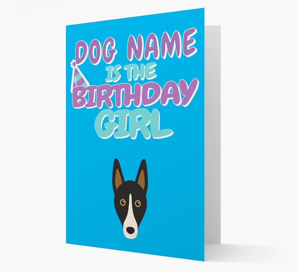 'Birthday Girl' Card with {breedFullName} Icon