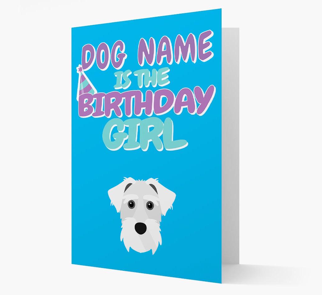 'Birthday Girl' Card with {breedFullName} Icon