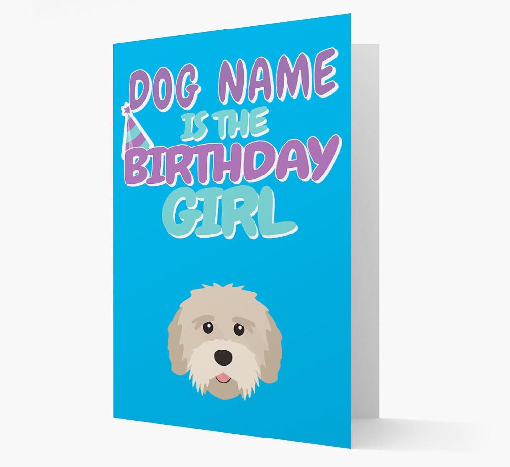 'Birthday Girl' Card with {breedFullName} Icon