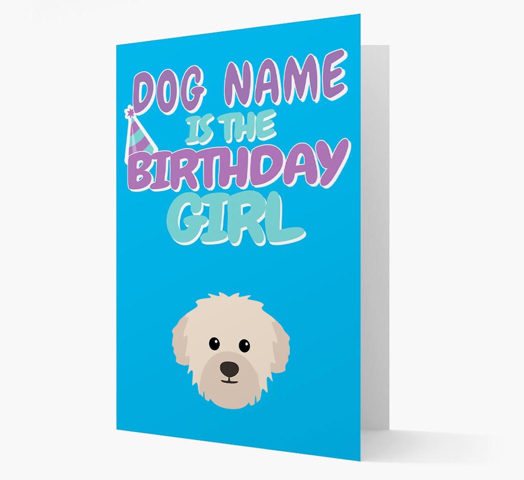 'Birthday Girl' Card with {breedFullName} Icon