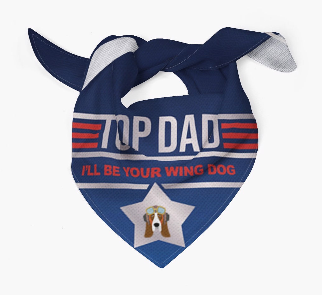 Top Dad: Personalised {breedFullName} Bandana