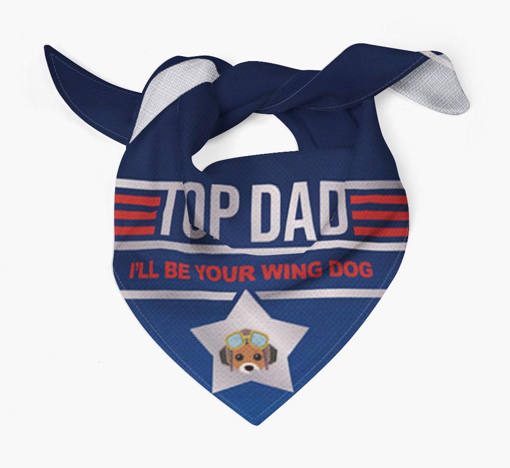 Top Dad - Wing Dog : Personalized {breedFullName} Bandana