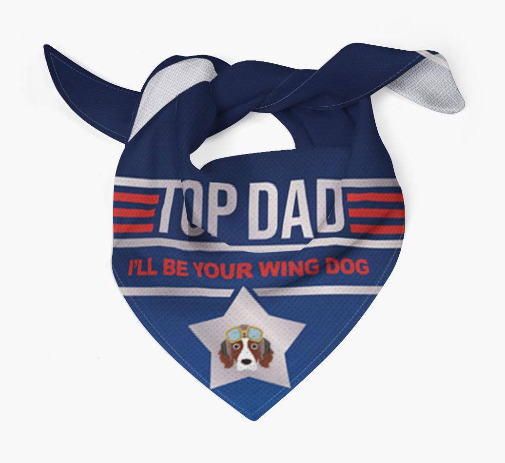 Top Dad - Wing Dog : Personalized {breedFullName} Bandana