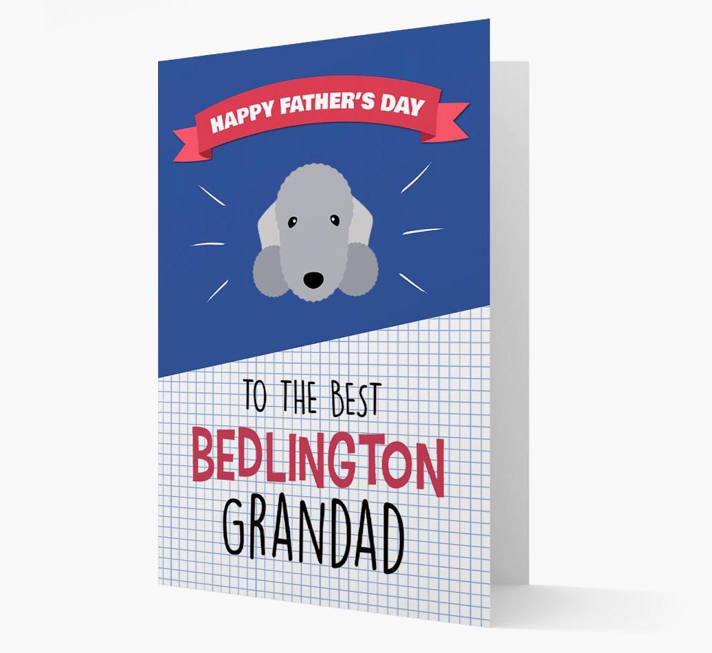'Best {breedCommonName} Grandad' Card with {breedFullName} Icon