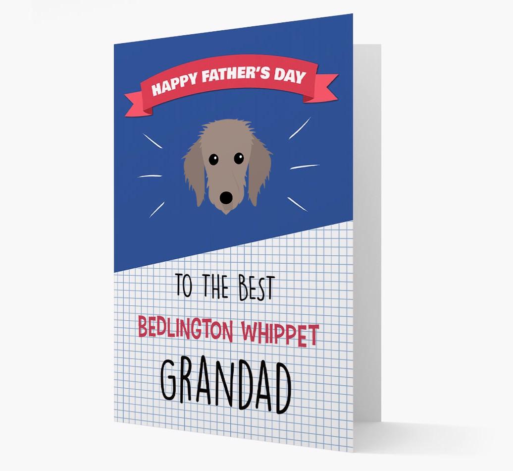 'Best {breedCommonName} Grandad' Card with {breedFullName} Icon