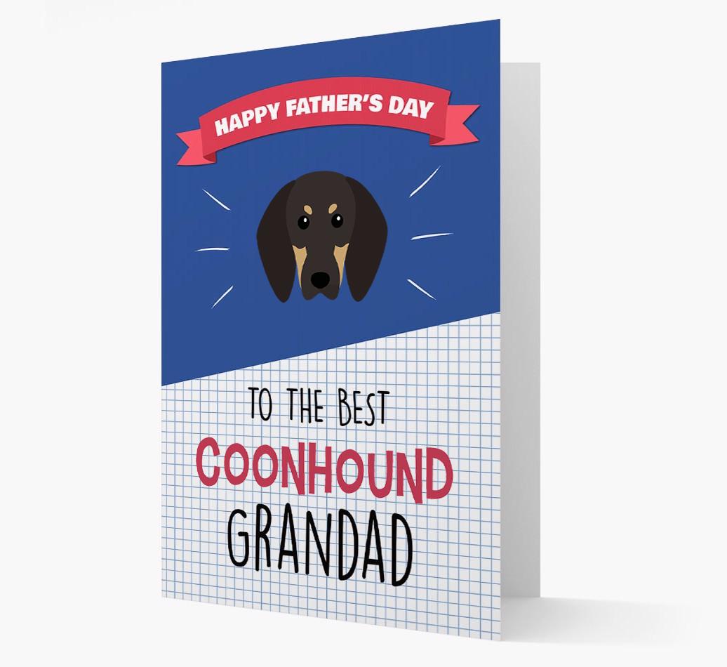 'Best {breedCommonName} Grandad' Card with {breedFullName} Icon