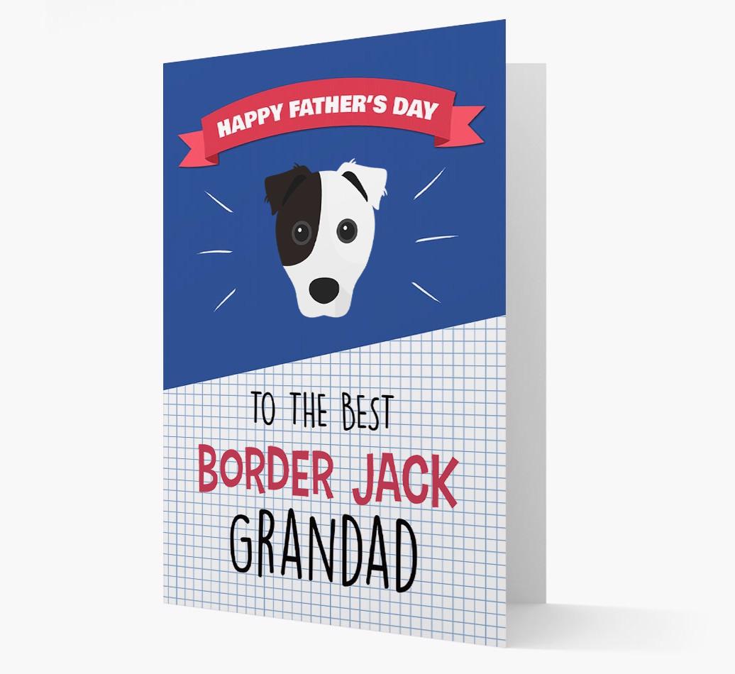'Best {breedCommonName} Grandad' Card with {breedFullName} Icon