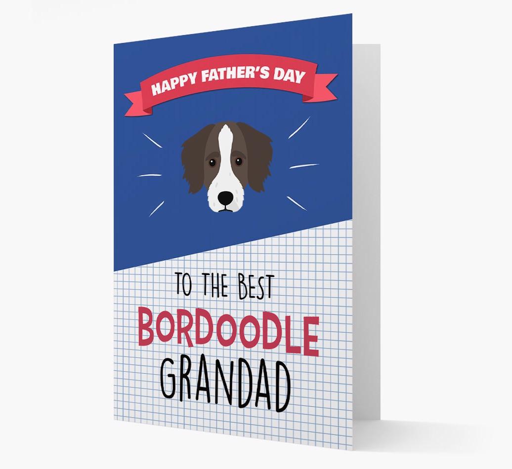'Best {breedCommonName} Grandad' Card with {breedFullName} Icon