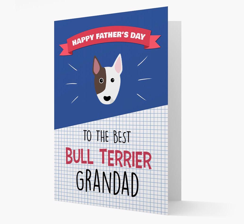 'Best {breedCommonName} Grandad' Card with {breedFullName} Icon