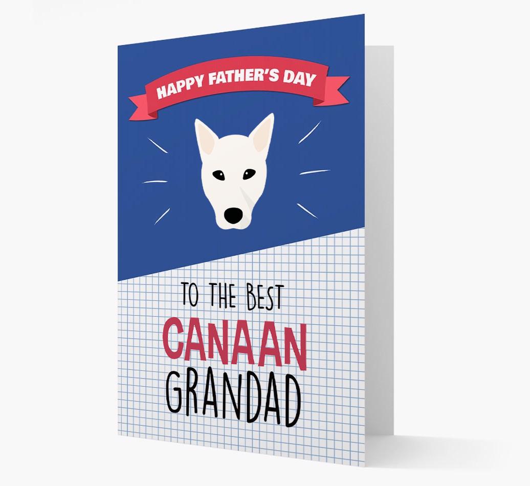 'Best {breedCommonName} Grandad' Card with {breedFullName} Icon