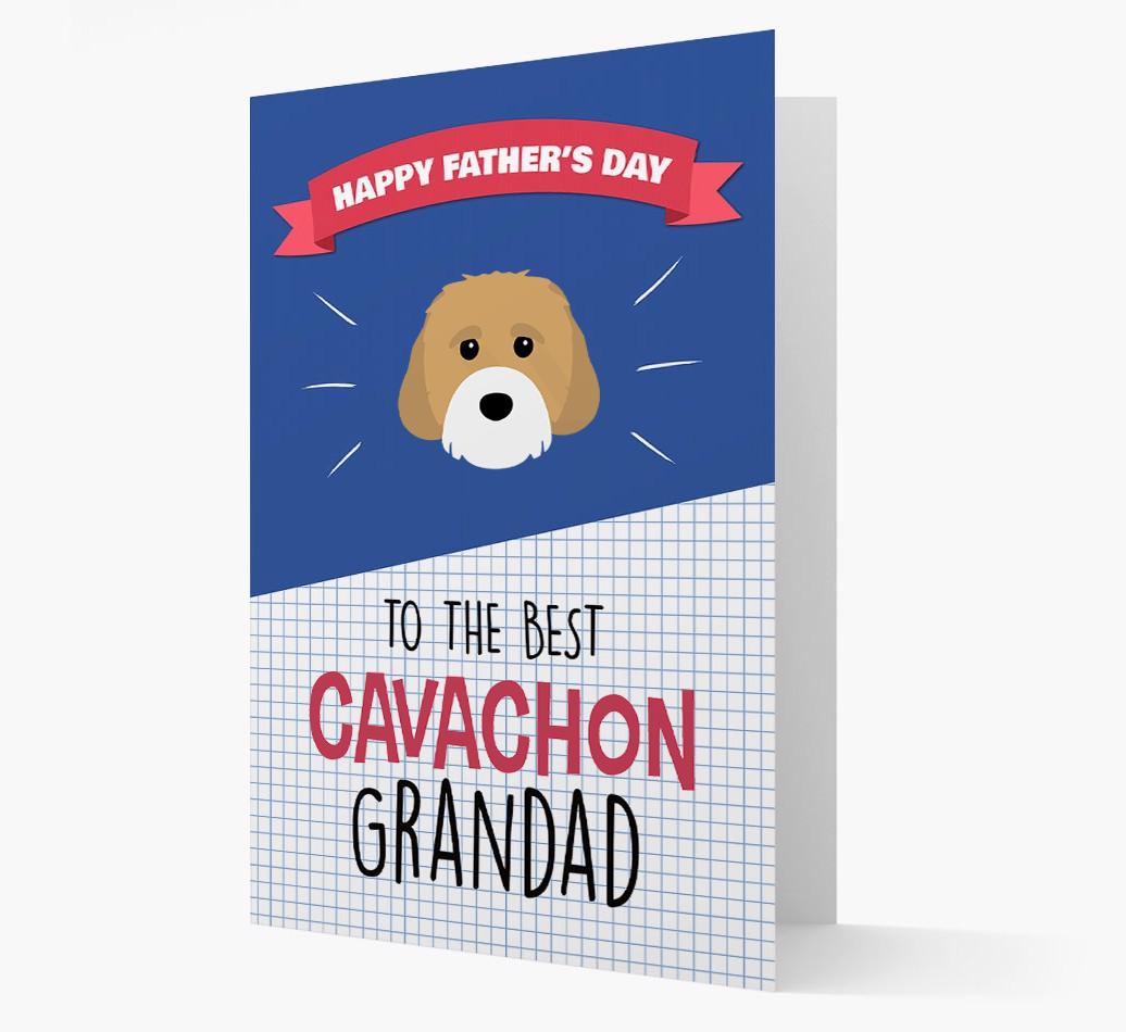 'Best {breedCommonName} Grandad' Card with {breedFullName} Icon