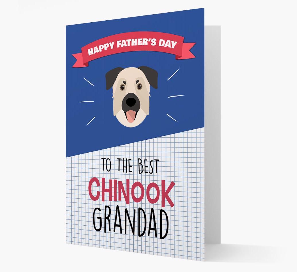 'Best {breedCommonName} Grandad' Card with {breedFullName} Icon