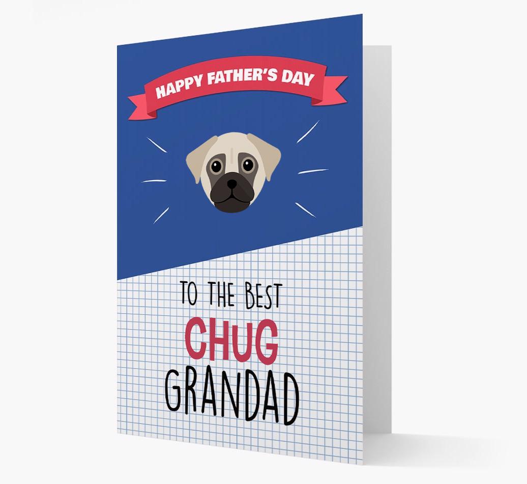 'Best {breedCommonName} Grandad' Card with {breedFullName} Icon