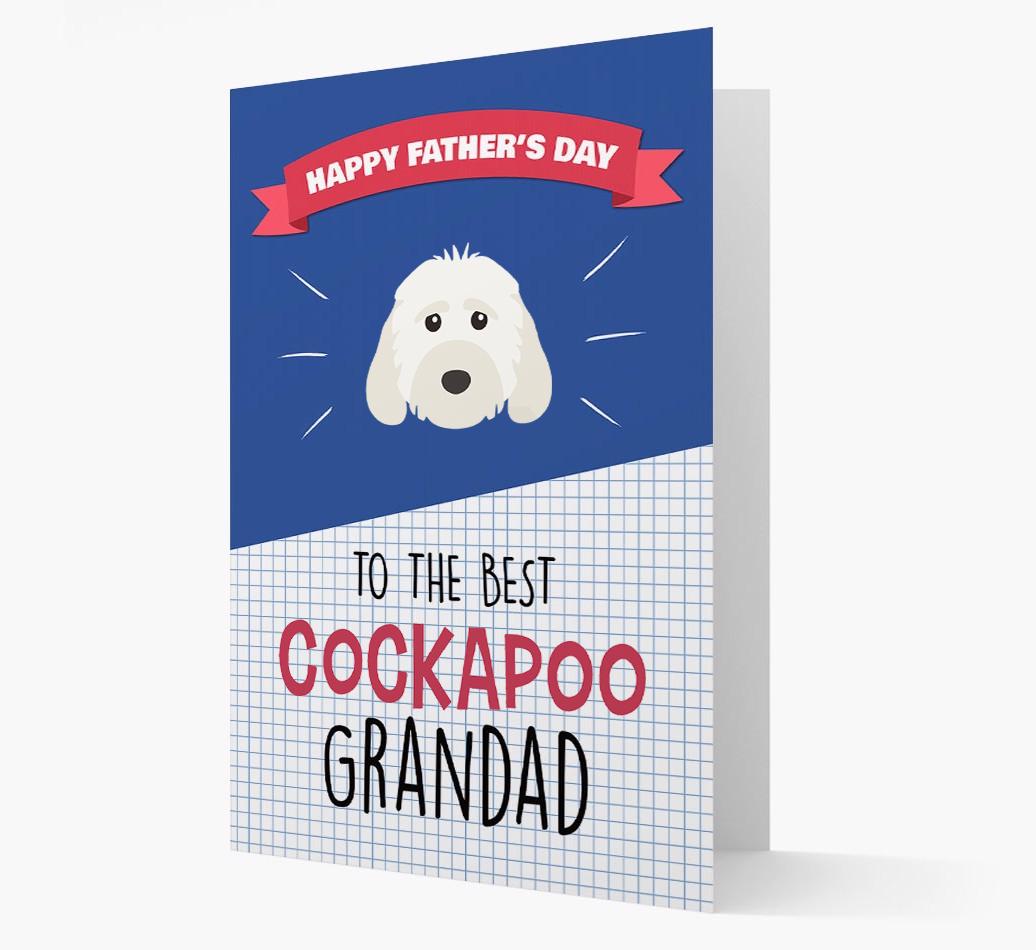 'Best {breedCommonName} Grandad' Card with {breedFullName} Icon