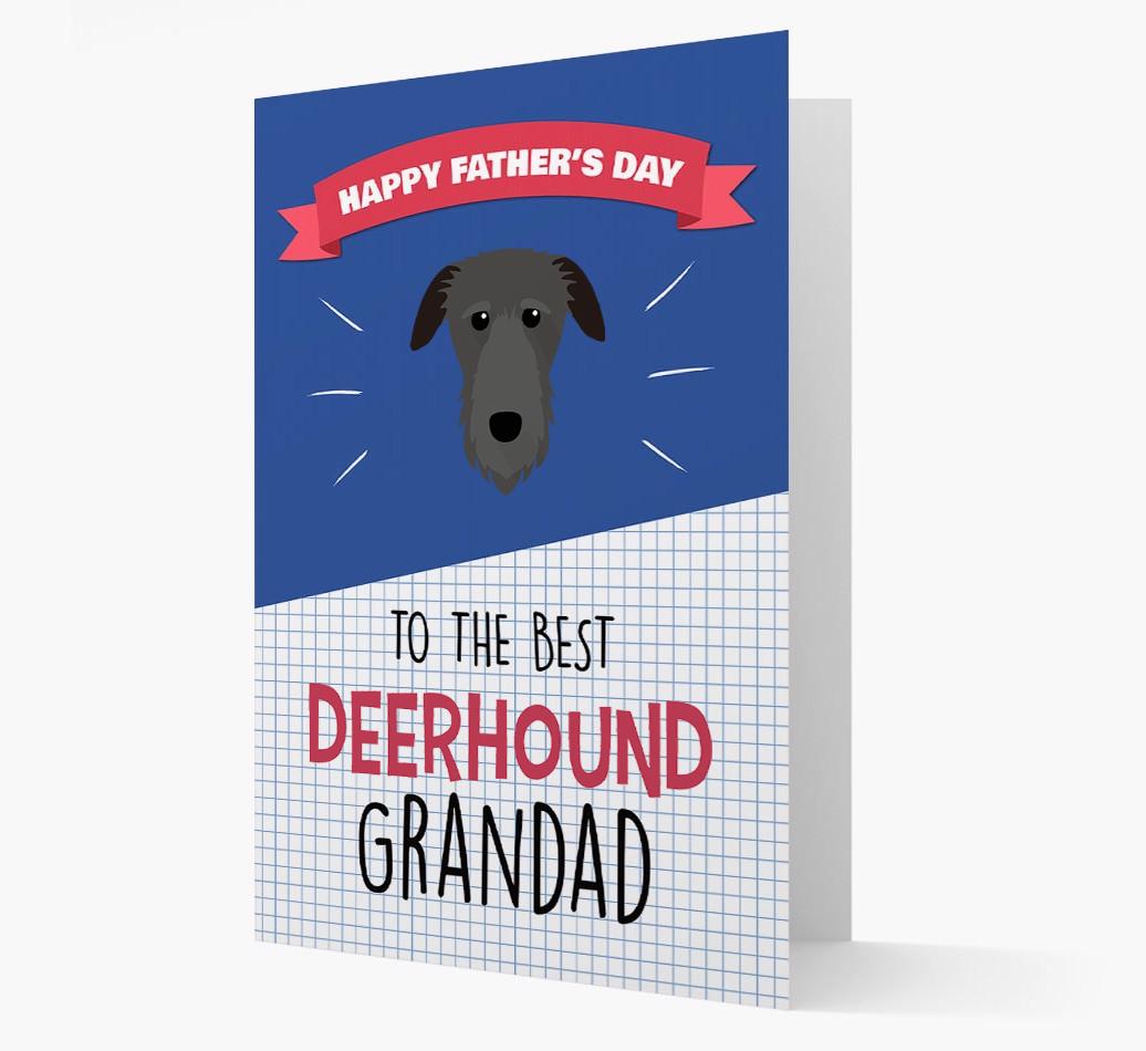 'Best {breedCommonName} Grandad' Card with {breedFullName} Icon