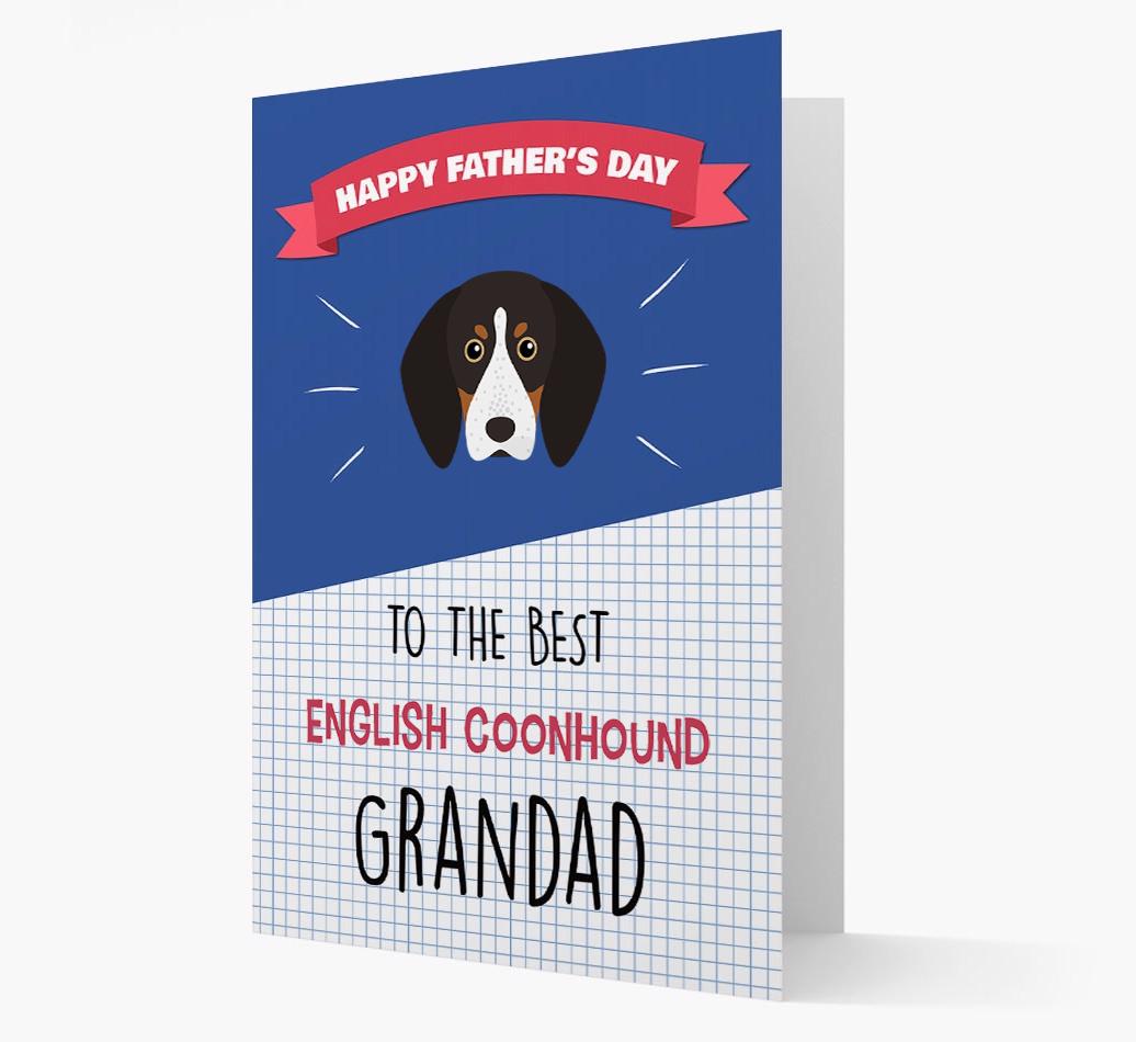 'Best {breedCommonName} Grandad' Card with {breedFullName} Icon