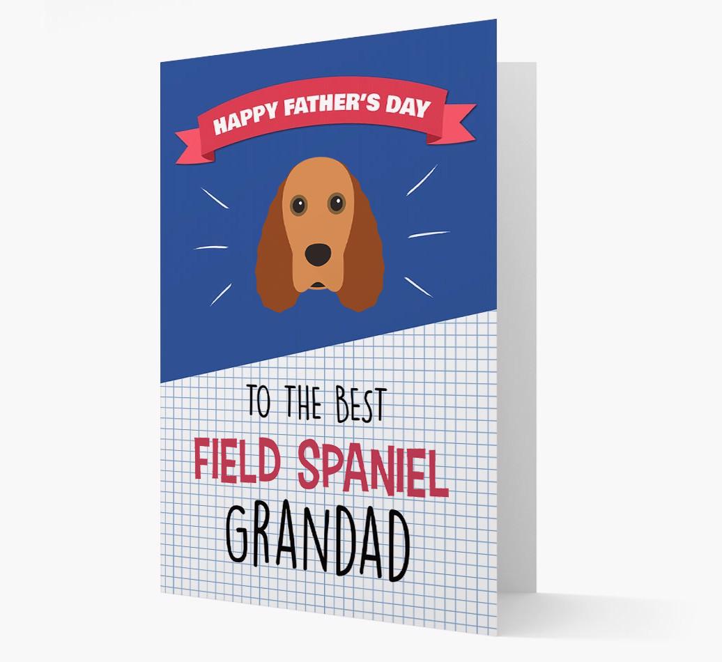 'Best {breedCommonName} Grandad' Card with {breedFullName} Icon