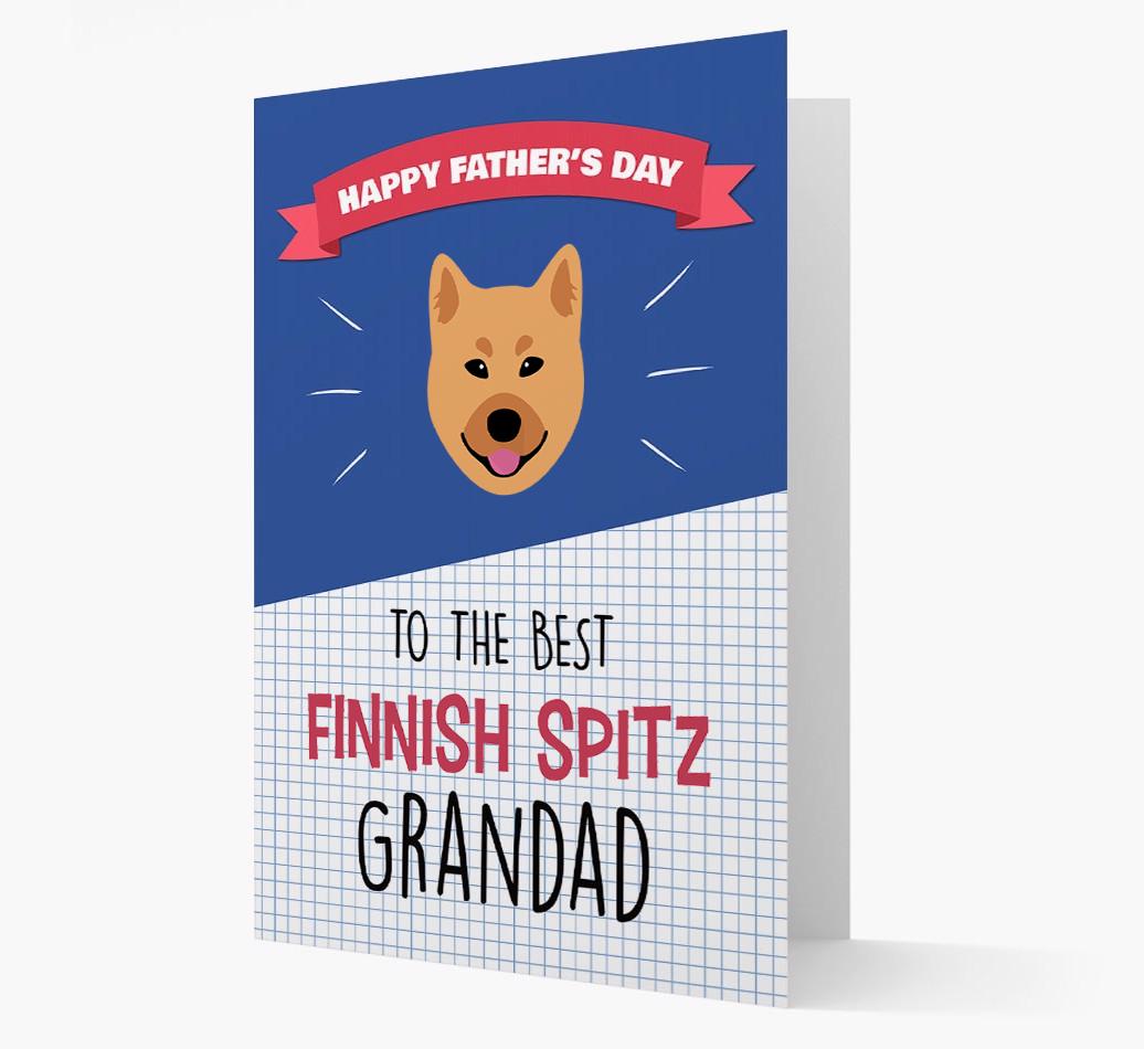 'Best {breedCommonName} Grandad' Card with {breedFullName} Icon