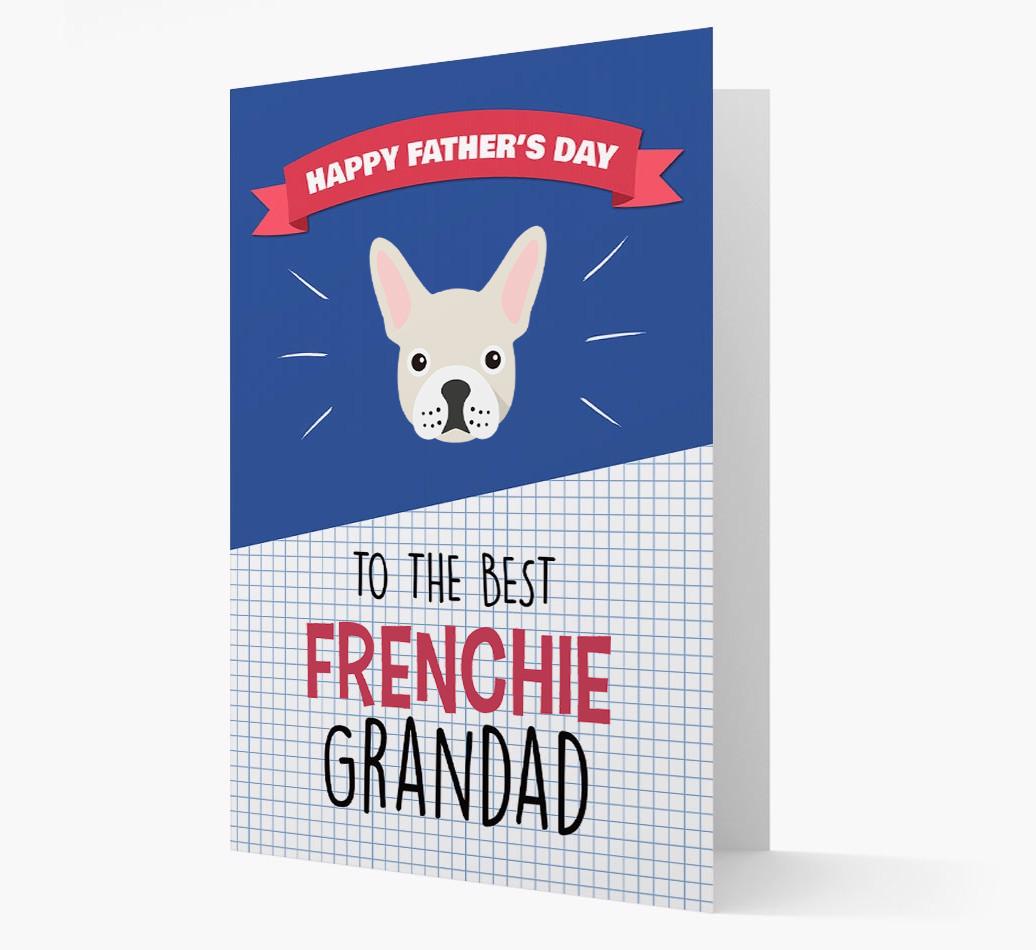 'Best {breedCommonName} Grandad' Card with {breedFullName} Icon