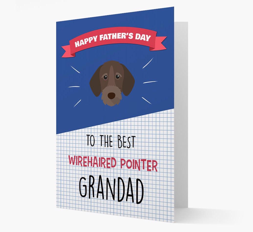 'Best {breedCommonName} Grandad' Card with {breedFullName} Icon