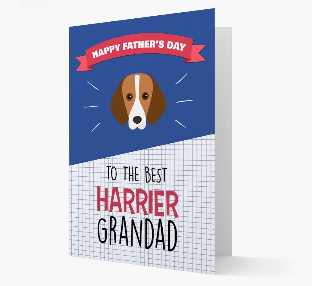 'Best {breedCommonName} Grandad' Card with {breedFullName} Icon