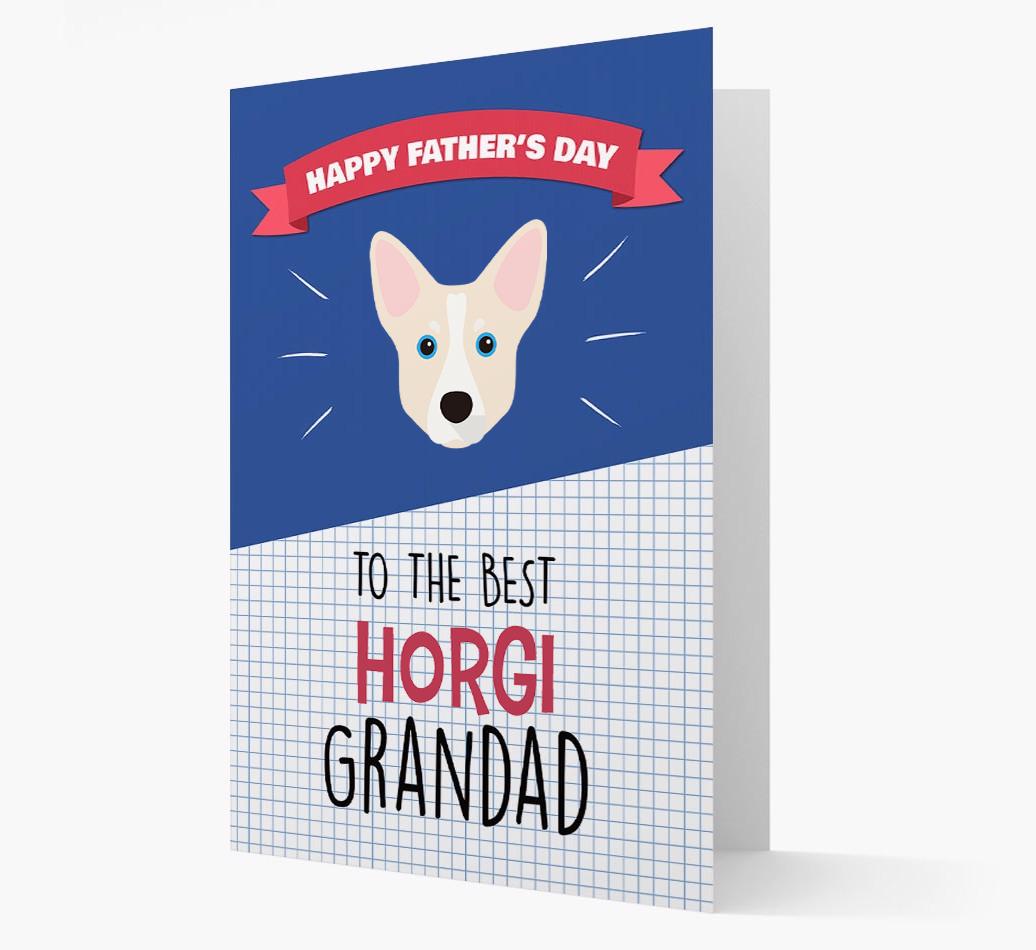 'Best {breedCommonName} Grandad' Card with {breedFullName} Icon