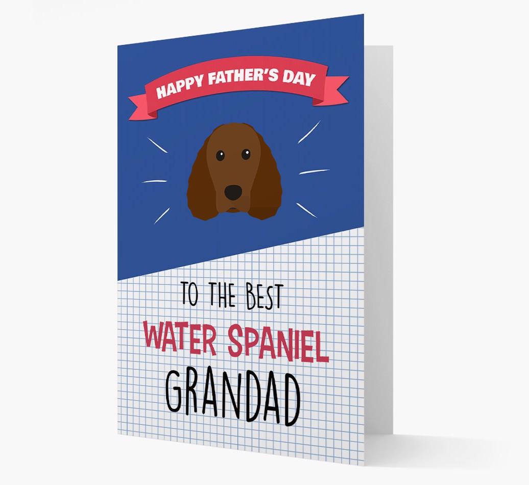 'Best {breedCommonName} Grandad' Card with {breedFullName} Icon