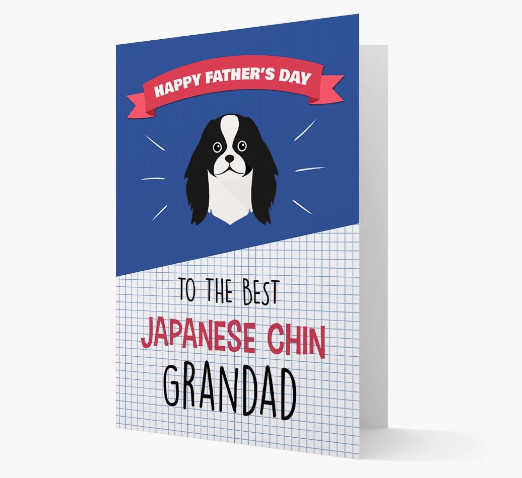 'Best {breedCommonName} Grandad' Card with {breedFullName} Icon