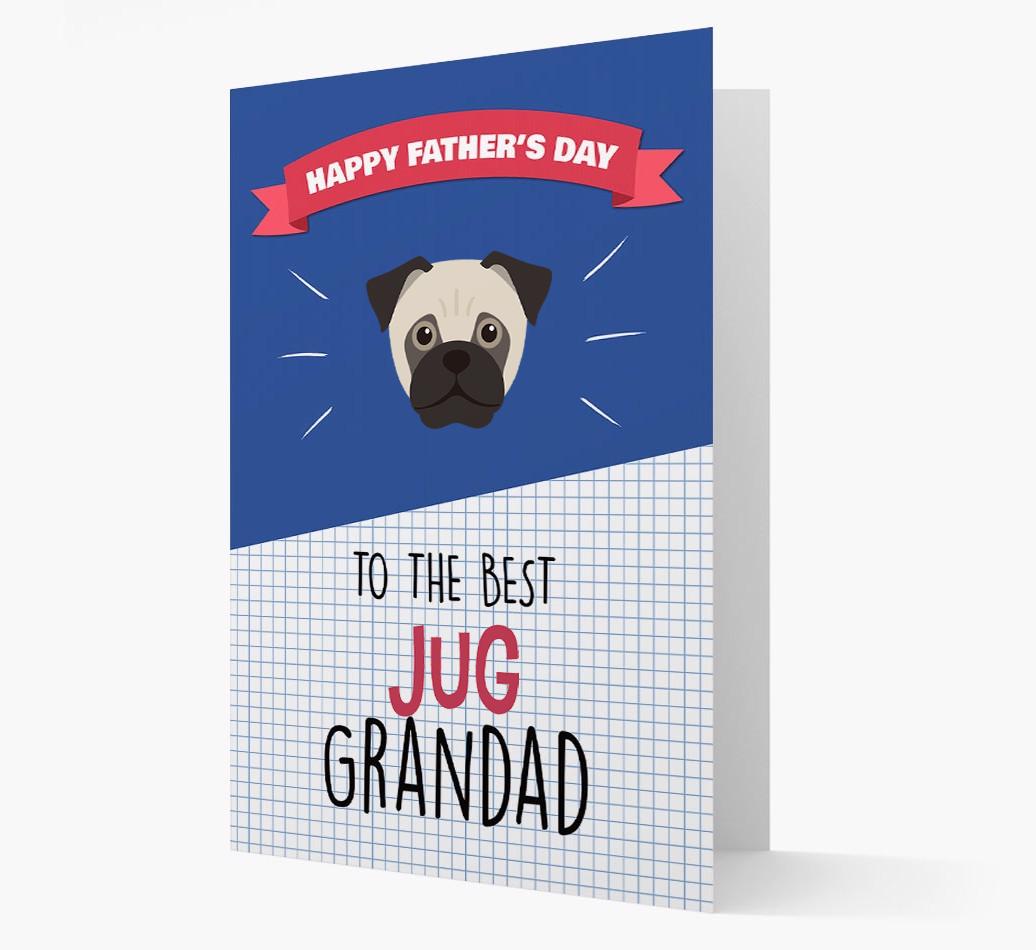 'Best {breedCommonName} Grandad' Card with {breedFullName} Icon