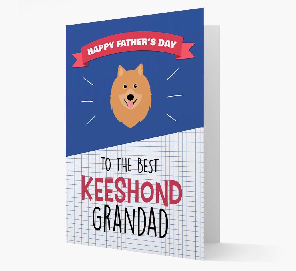 'Best {breedCommonName} Grandad' Card with {breedFullName} Icon