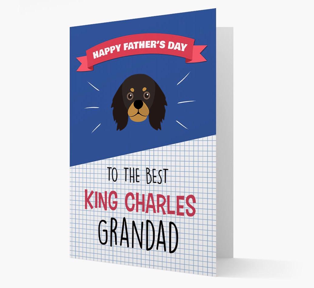 'Best {breedCommonName} Grandad' Card with {breedFullName} Icon