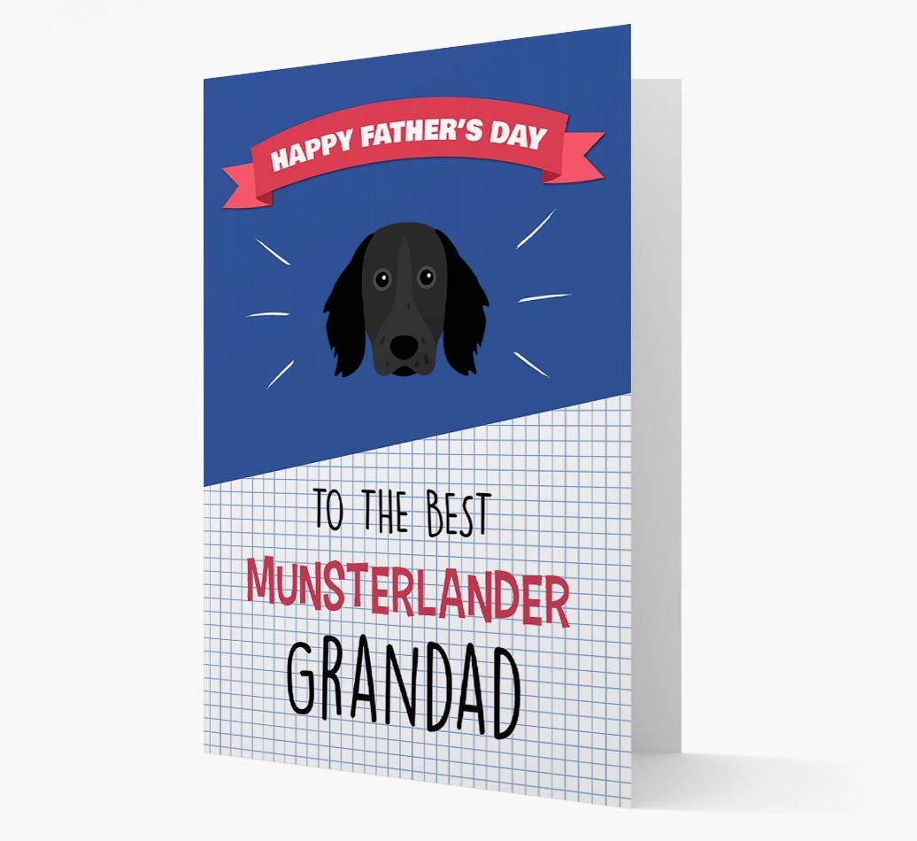'Best {breedCommonName} Grandad' Card with {breedFullName} Icon