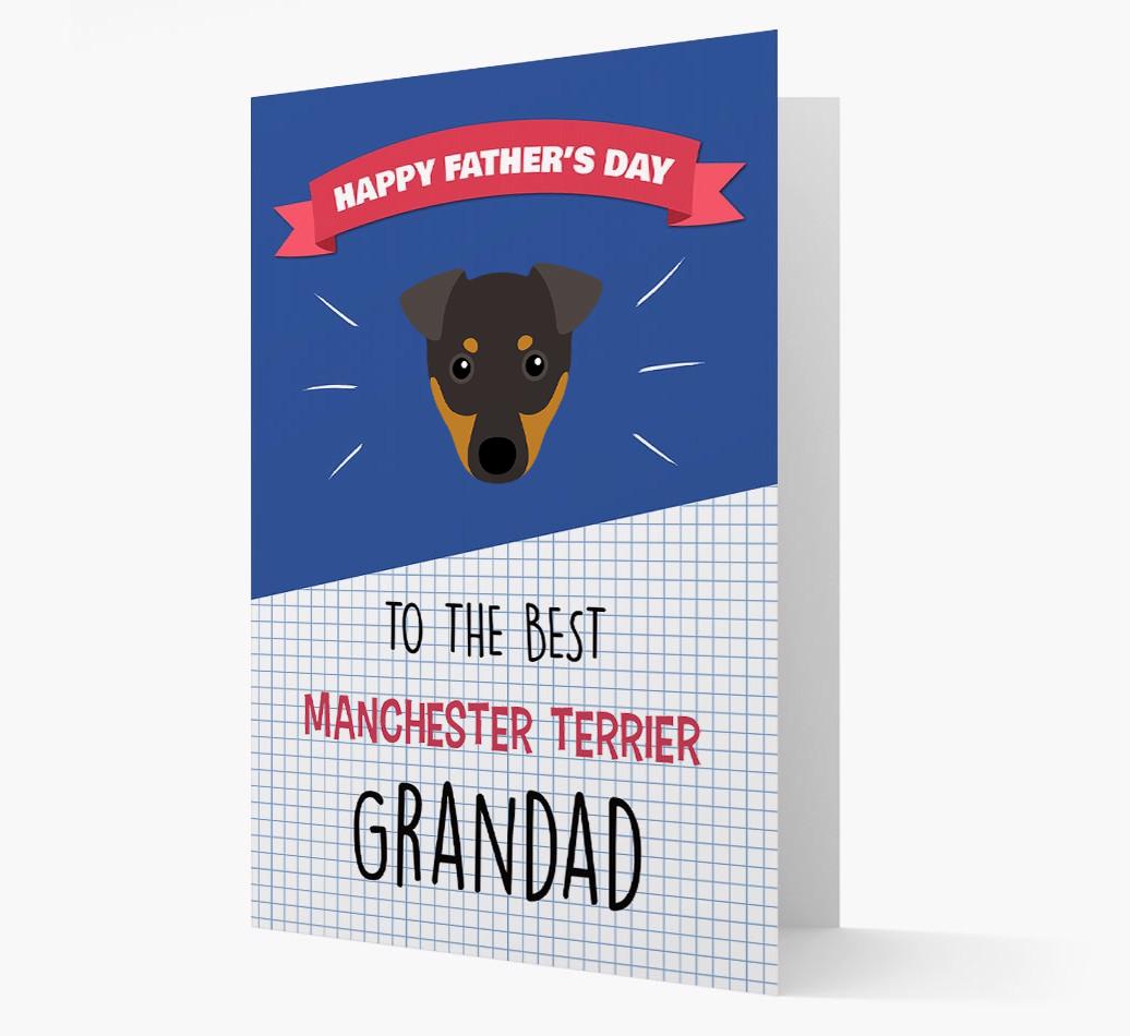 'Best {breedCommonName} Grandad' Card with {breedFullName} Icon