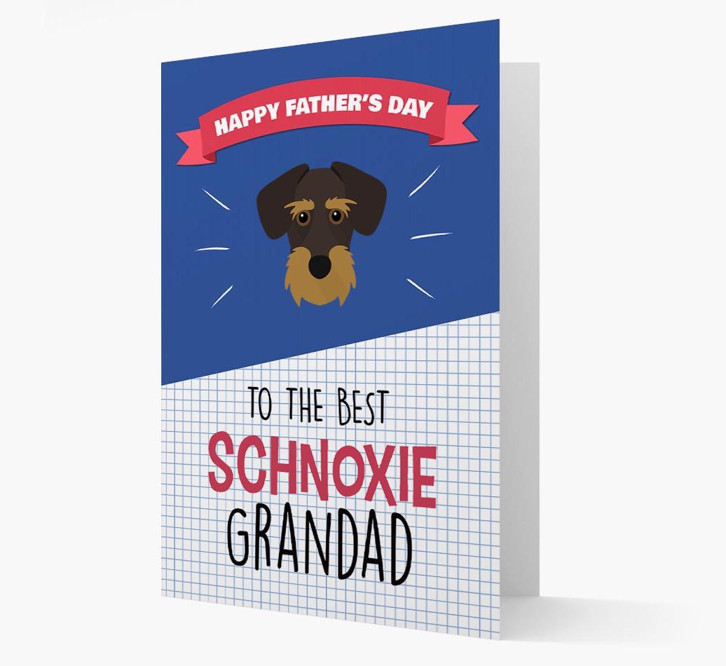 'Best {breedCommonName} Grandad' Card with {breedFullName} Icon