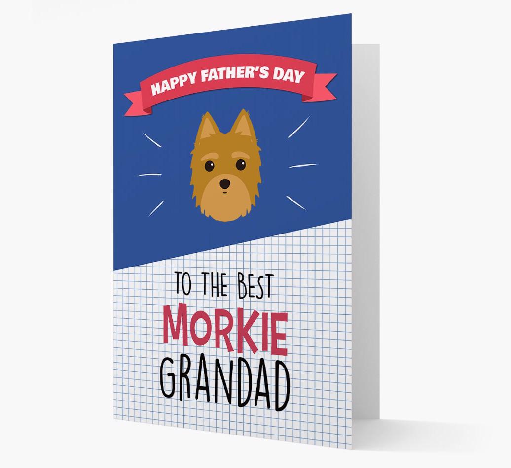 'Best {breedCommonName} Grandad' Card with {breedFullName} Icon