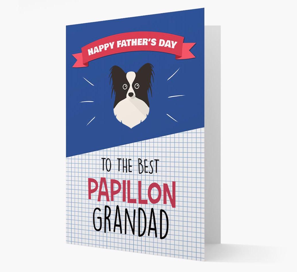 'Best {breedCommonName} Grandad' Card with {breedFullName} Icon