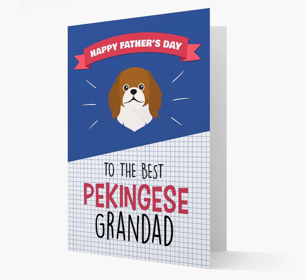 'Best {breedCommonName} Grandad' Card with {breedFullName} Icon