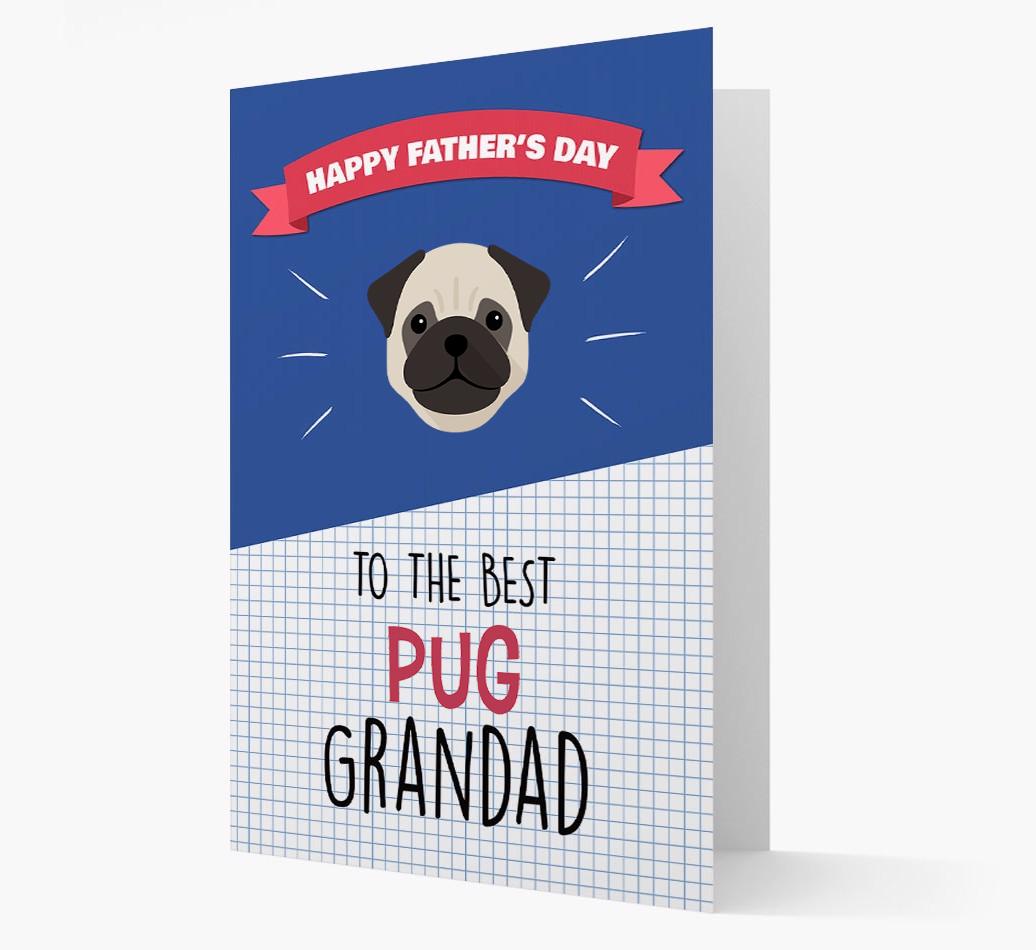'Best {breedCommonName} Grandad' Card with {breedFullName} Icon