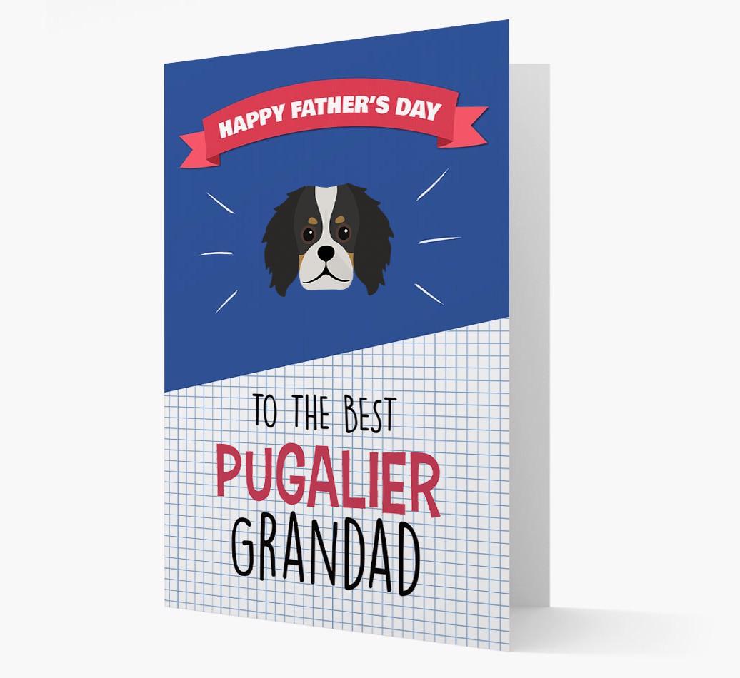 'Best {breedCommonName} Grandad' Card with {breedFullName} Icon