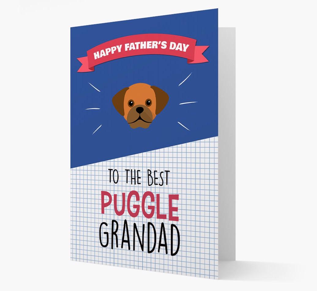 'Best {breedCommonName} Grandad' Card with {breedFullName} Icon