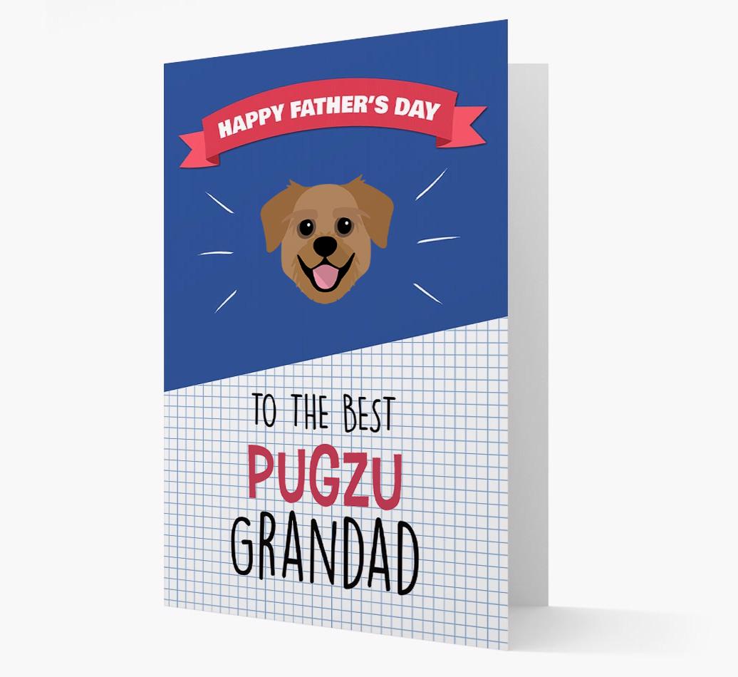 'Best {breedCommonName} Grandad' Card with {breedFullName} Icon