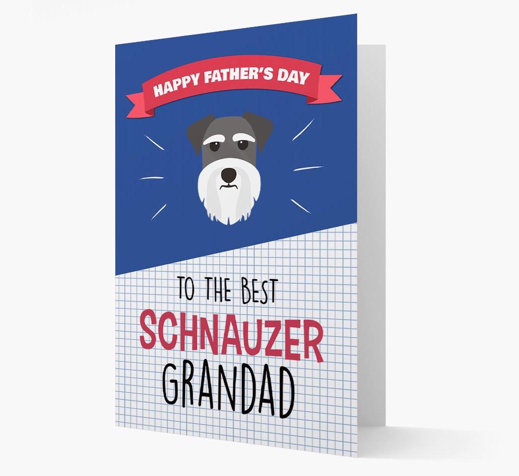 'Best {breedCommonName} Grandad' Card with {breedFullName} Icon