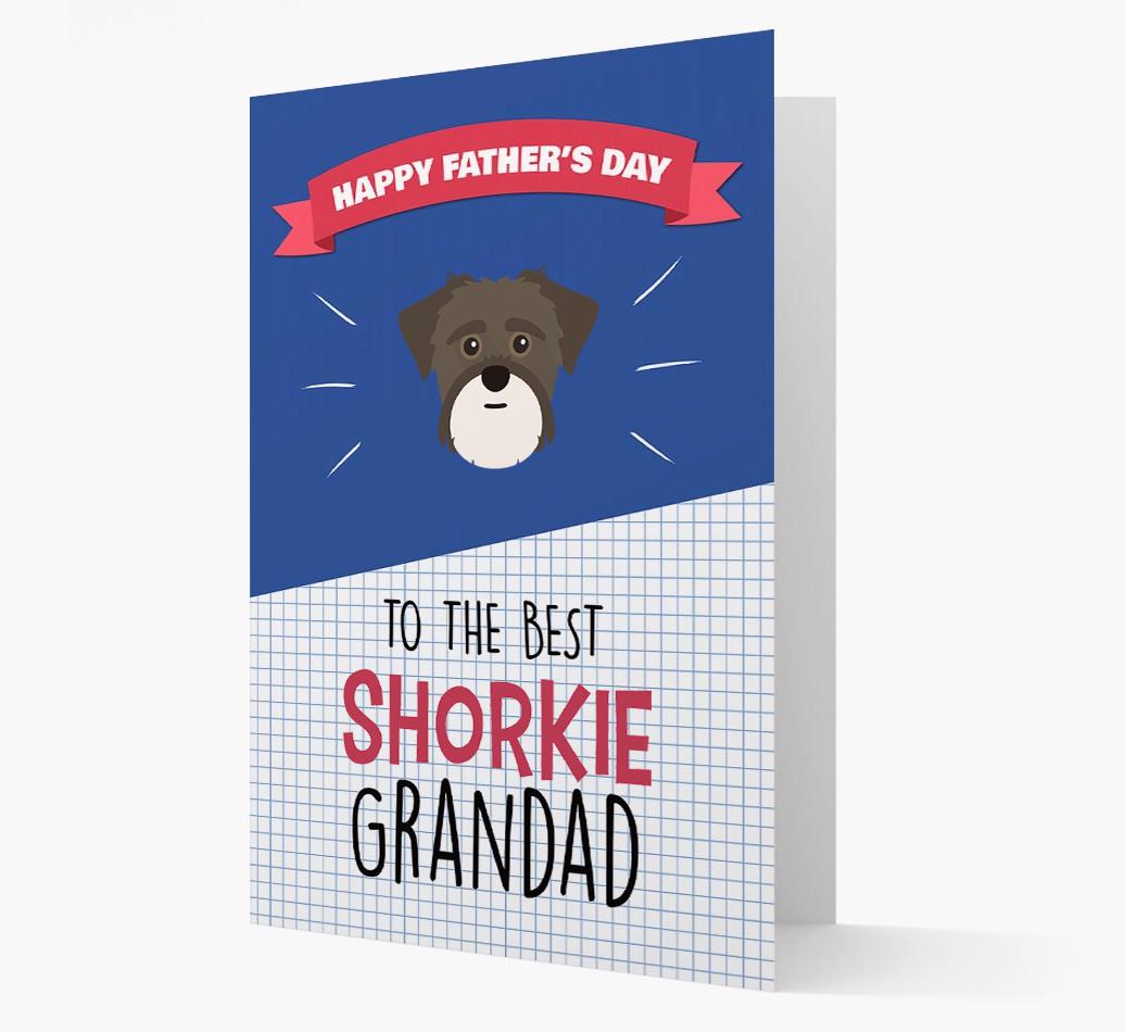 'Best {breedCommonName} Grandad' Card with {breedFullName} Icon