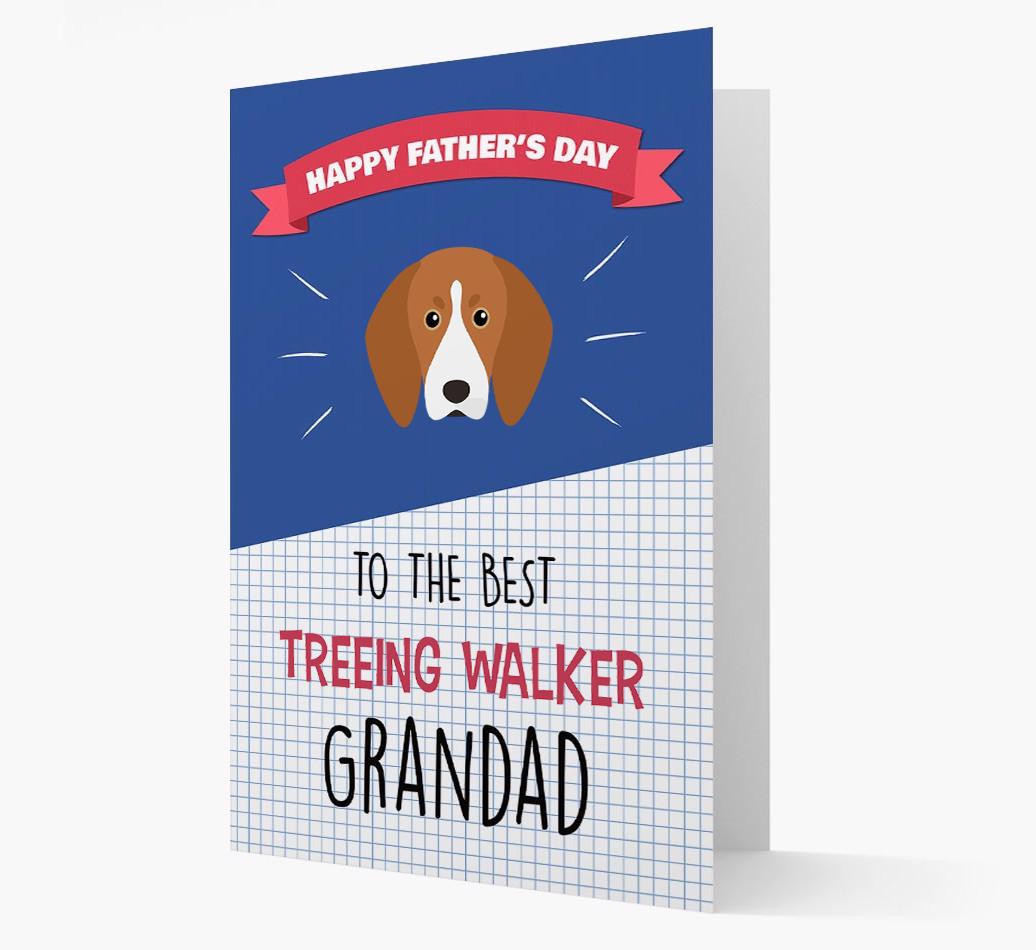 'Best {breedCommonName} Grandad' Card with {breedFullName} Icon