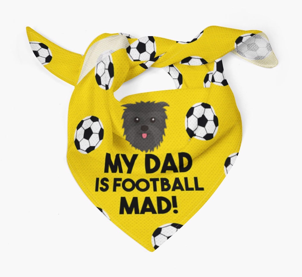 My Dad Is Football Mad : Bandana with {breedFullName} Icon
